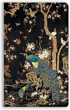 Ashmolean Museum: Embroidered Hanging with Peacock (Soft Touch Journal)