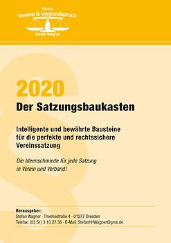 Der Satzungsbaukasten 2020