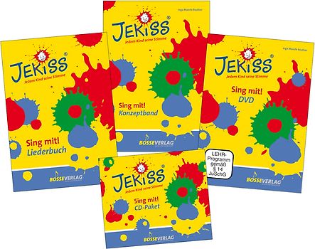JEKISS - Jedem Kind seine Stimme / Lehrerpaket (Konzeptband, Liederbuch, CD-Paket und DVD)