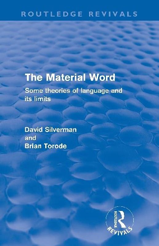 The Material Word (Routledge Revivals)