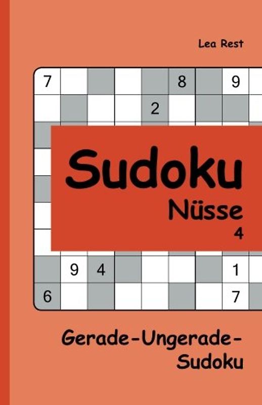 Sudoku Nüsse 4: Gerade-Ungerade-Sudoku