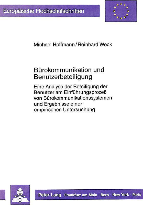 Bürokommunikation und Benutzerbeteiligung