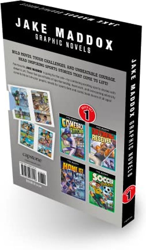 Jake Maddox Graphic Novels Boxed Set 1