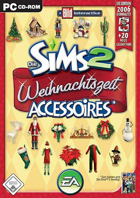 Sims 2: Weihnachtszeit Accessoires [AddOn] PC Spiele