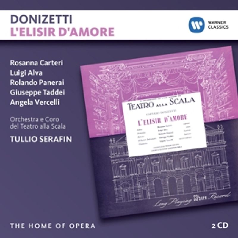 Carteri/Alva/Panerai/Serafin/OTSM - Liebestrank (L'elisir d'amore) [2 CDs]