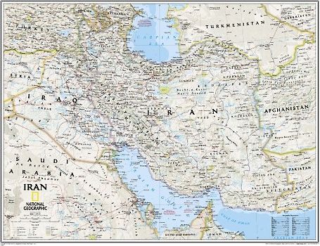 Iran Classic, laminiert. NATIONAL GEOGRAPHIC Länder & Regionen