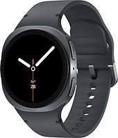 Samsung Galaxy Watch8 40 mm Boîtier aluminium graphite sur Sport en silicone S/M graphite [Wi-Fi + 4G]