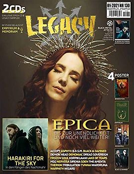LEGACY MAGAZIN: THE VOICE FROM THE DARKSIDE: Ausgabe #130 (1/2021)