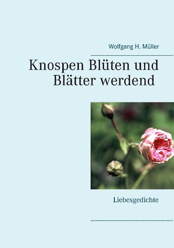 Knospen Blüten und Blätter werdend