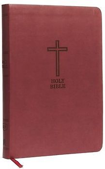 KJV, Thinline Bible, Large Print, Imitation Leather, Red Letter Edition