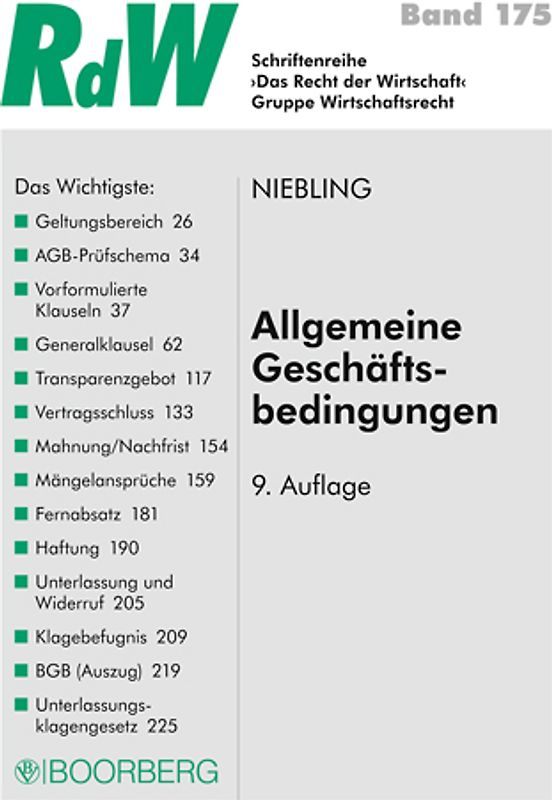 Allgemeine Geschäftsbedingungen