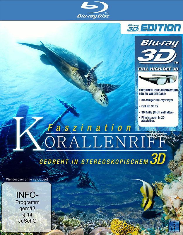 Faszination Korallenriff 3D 3D Blu-ray Disc