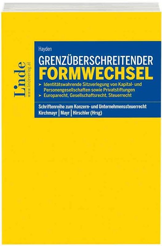 Grenzüberschreitender Formwechsel