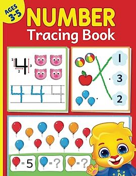 Number Tracing Book For Kids Ages 3-5: Learn To Trace Numbers 1 To 20 | Number Tracing Book For Preschoolers And Kindergarten | Fun Math Activity Book For Kids