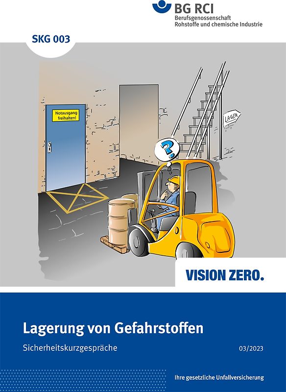 SKG 003 Sicherheitskurzgespräch Lagerung von Gefahrstoffen