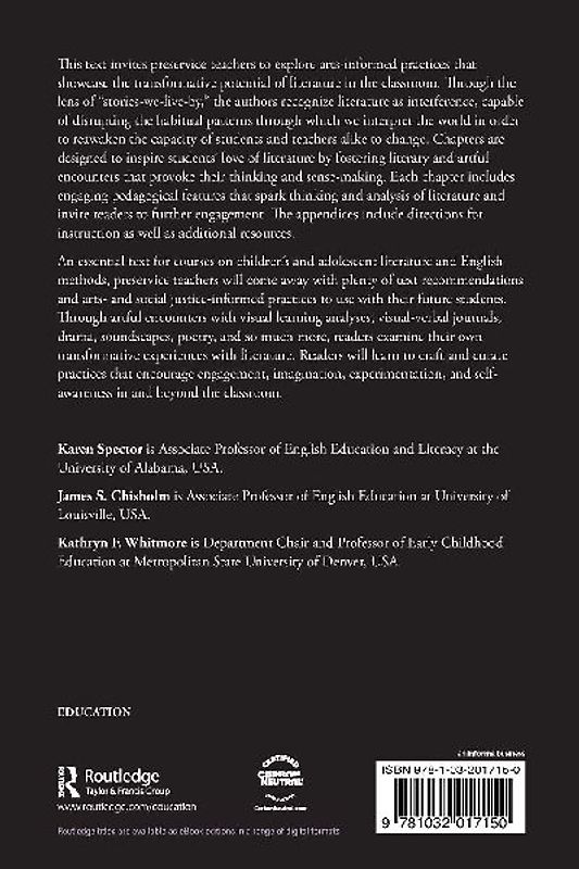 Learning and Teaching Literature with the Arts for Social Justice