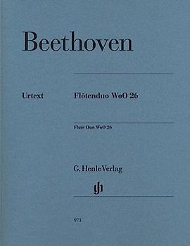 Duo für 2 Flöten WoO 26: Besetzung: Kammermusik mit Blasinstrumenten (G. Henle Urtext-Ausgabe)