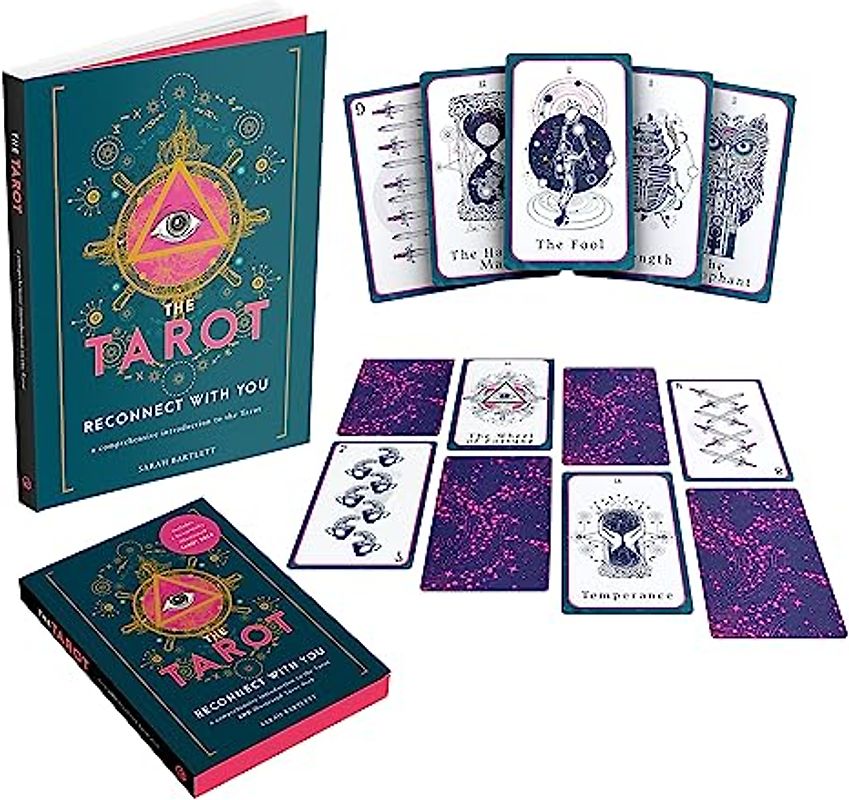The Tarot Book and Card Deck: Reconnect With You: A Comprehensive Introduction to the Tarot with an illustrated Tarot deck