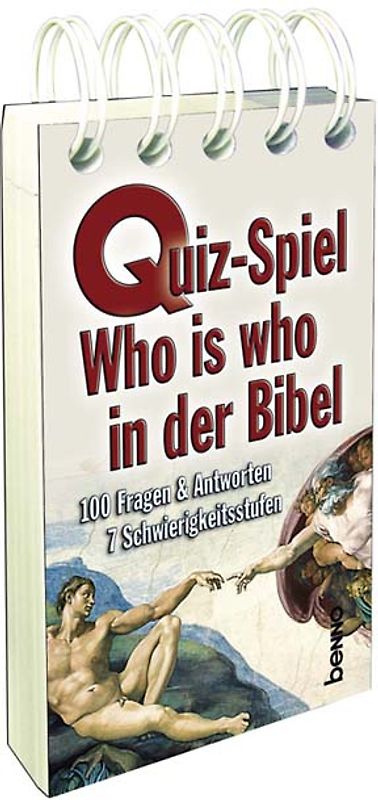 Quiz-Spiel who is who in der Bibel