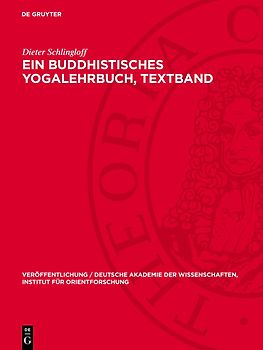 Ein Buddhistisches Yogalehrbuch, Textband