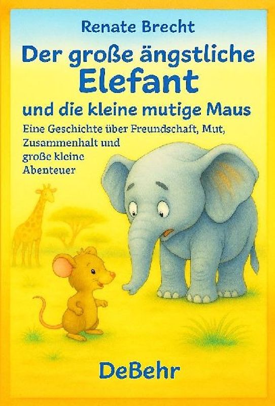 Der große ängstliche Elefant und die kleine mutige Maus - Eine Geschichte über Freundschaft, Mut, Zusammenhalt und große kleine Abenteuer