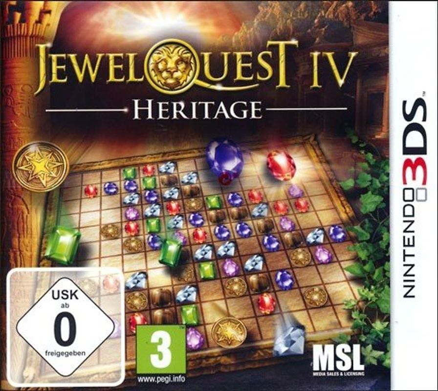 Jewel Quest Mysteries 4 - Heritage Nintendo 3DS