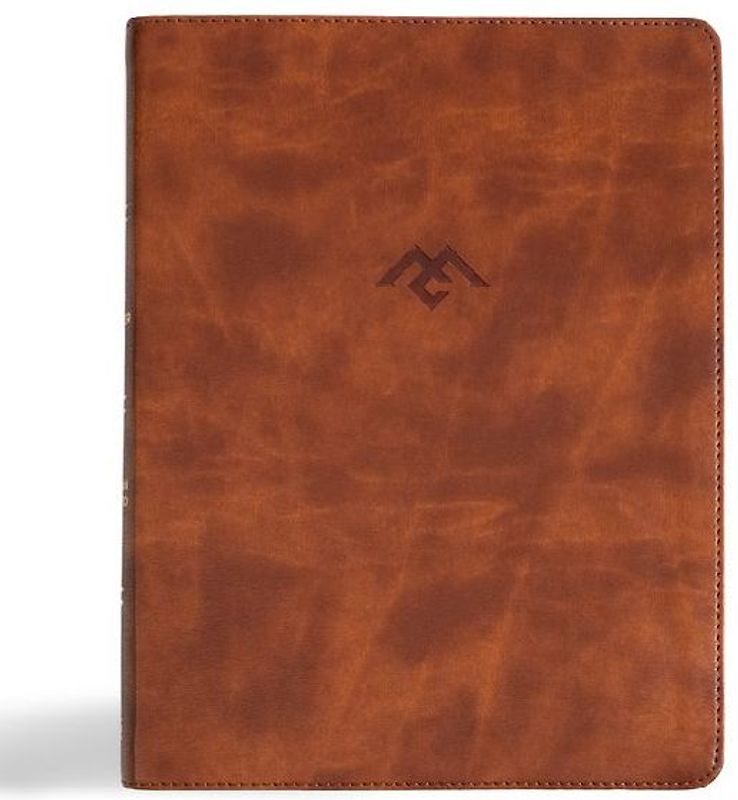 CSB Men of Character Bible, Revised and Updated, Brown Leathertouch