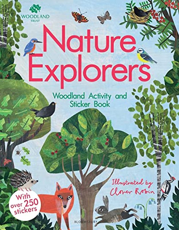 The Woodland Trust: Nature Explorers Woodland Activity and Sticker Book (Zwarte Beertjes)