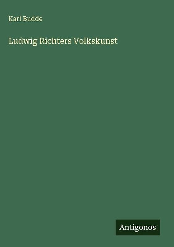Ludwig Richters Volkskunst