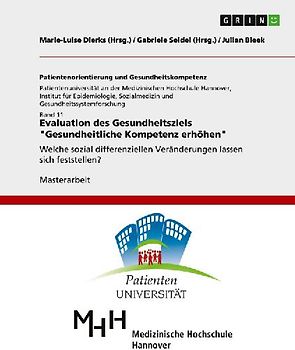 Evaluation des Gesundheitsziels "Gesundheitliche Kompetenz erhöhen"
