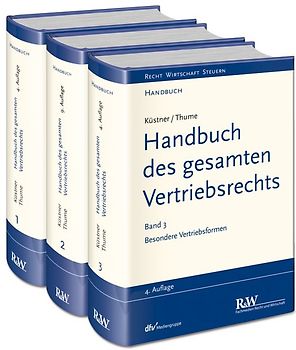 Handbuch des gesamten Vertriebsrechts