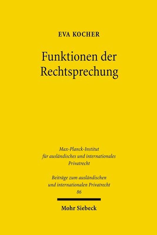 Funktionen der Rechtsprechung