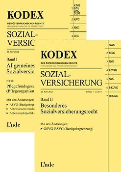 KODEX Sozialversicherung, Band I+II