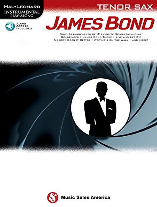 Hal Leonard Instrumental Play-Along: James Bond - Tenor Saxophone (Book/Online Audio)