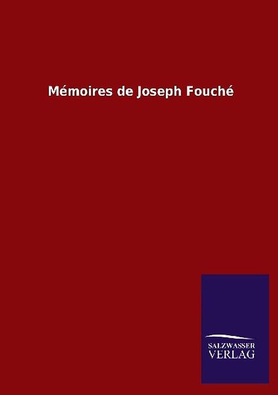 Mémoires de Joseph Fouché