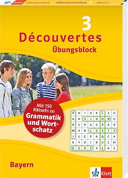 Découvertes 3 Bayern (ab 2017) Übungsblock zum Schulbuch, 3. Lernjahr
