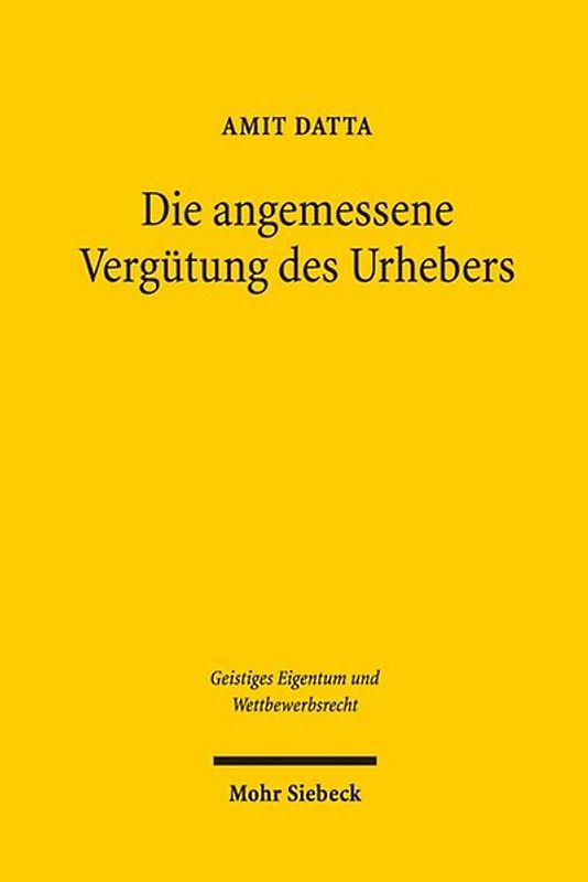 Die angemessene Vergütung des Urhebers