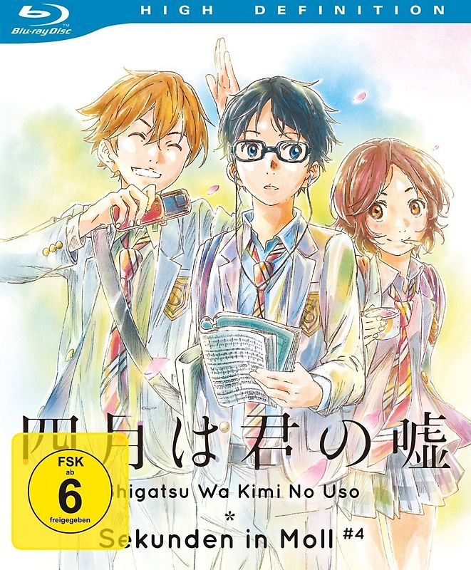 Shigatsu Wa Kimi No Uso - Sekunden in Moll Vol. 4 Blu-ray Disc