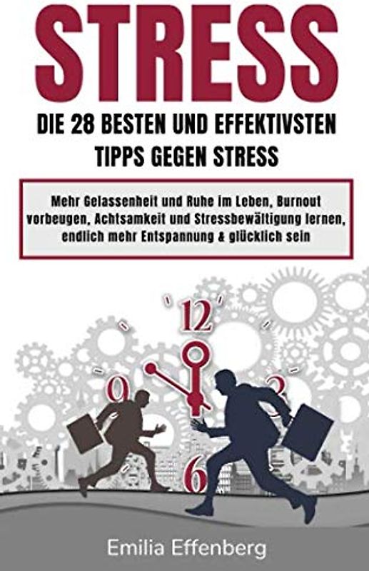 Stress: Die 28 besten und effektivsten Tipps gegen Stress! Mehr Gelassenheit und Ruhe im Leben, Burnout vorbeugen, Achtsamkeit und Stressbewältigung lernen, endlich mehr Entspannung & glücklich sein