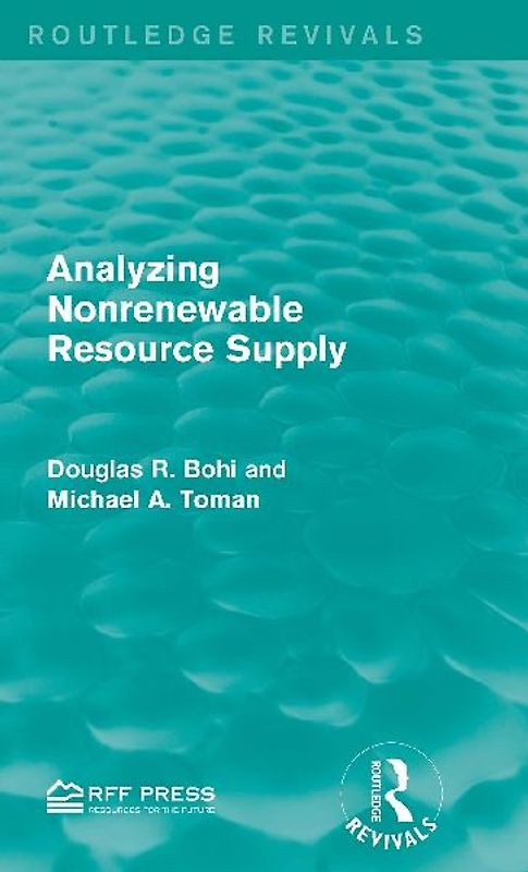 Analyzing Nonrenewable Resource Supply