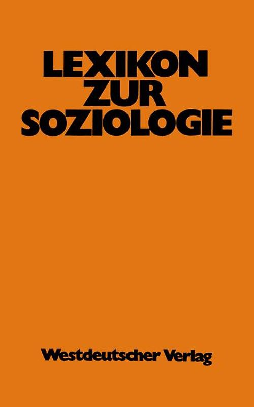 Lexikon zur Soziologie