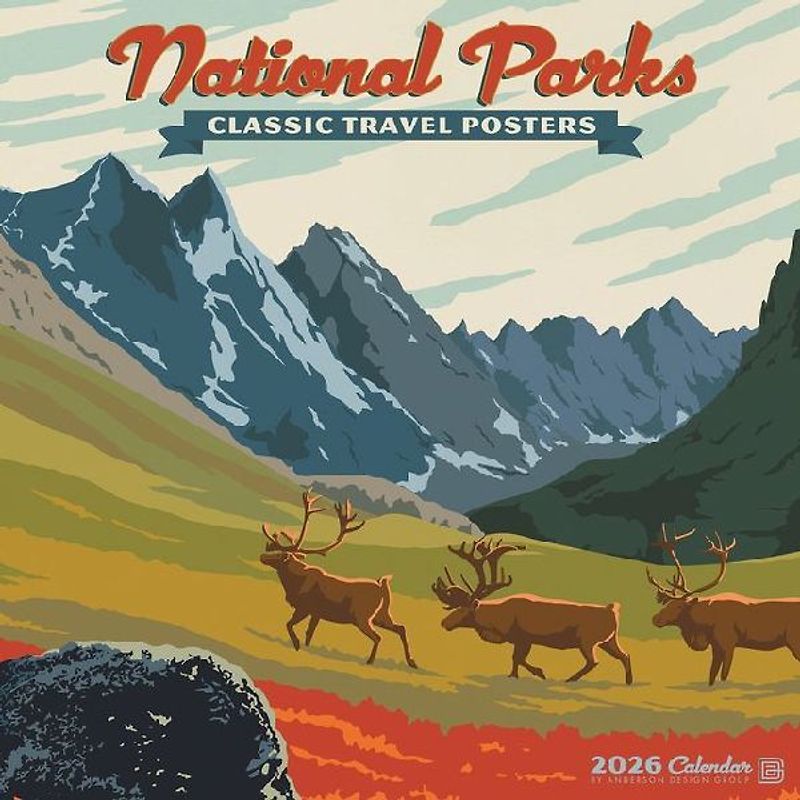 National Parks (Adg) 2026 12 X 12 Wall Calendar