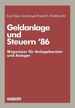 Geldanlage und Steuern ’86