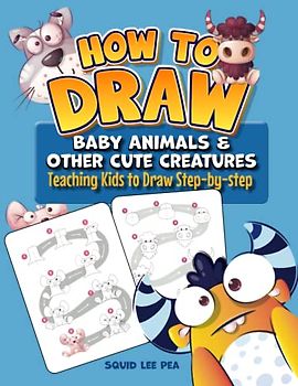 How to Draw Baby Animals and Other Cute Creatures: Teaching Kids to Draw Step-by-step; Drawing Book for Kids 6-8, 8-12
