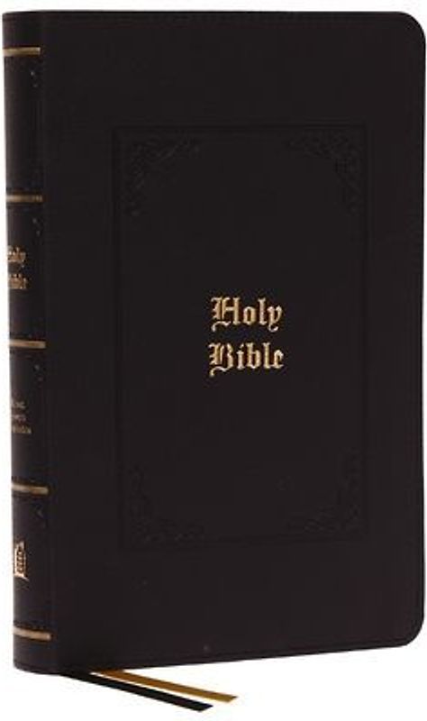 Kjv, Personal Size Large Print Reference Bible, Vintage Series, Black Leathersoft, Red Letter, Comfort Print