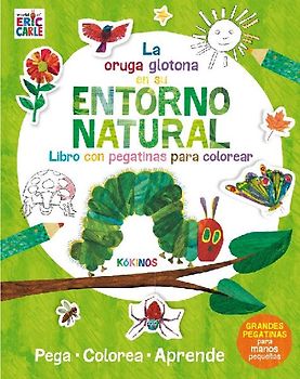 La pequeña oruga glotona en su entorno natural
