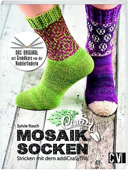 CraSy Mosaik - Socken Stricken mit addiCraSyTrio