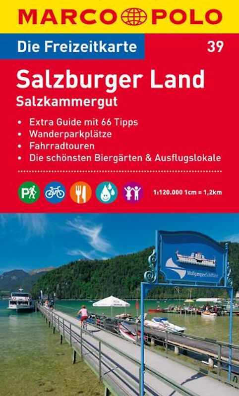 MARCO POLO Freizeitkarte Blatt 39 Salzburger Land 1:120 000