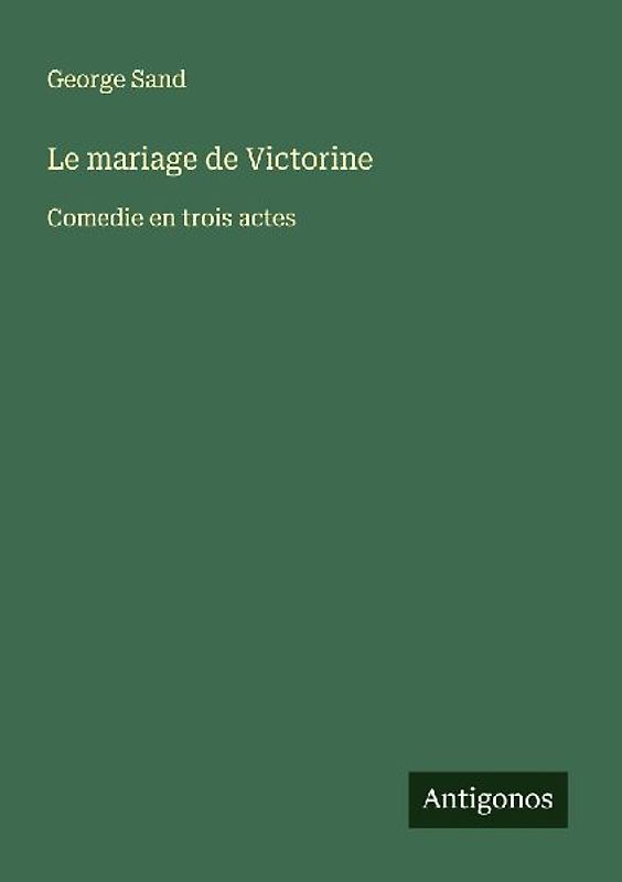 Le mariage de Victorine