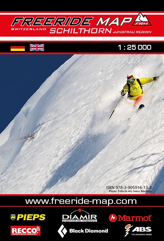 Freeride Map Schilthorn /Jungfrau Region